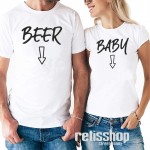 Duo tričká Baby, Beer